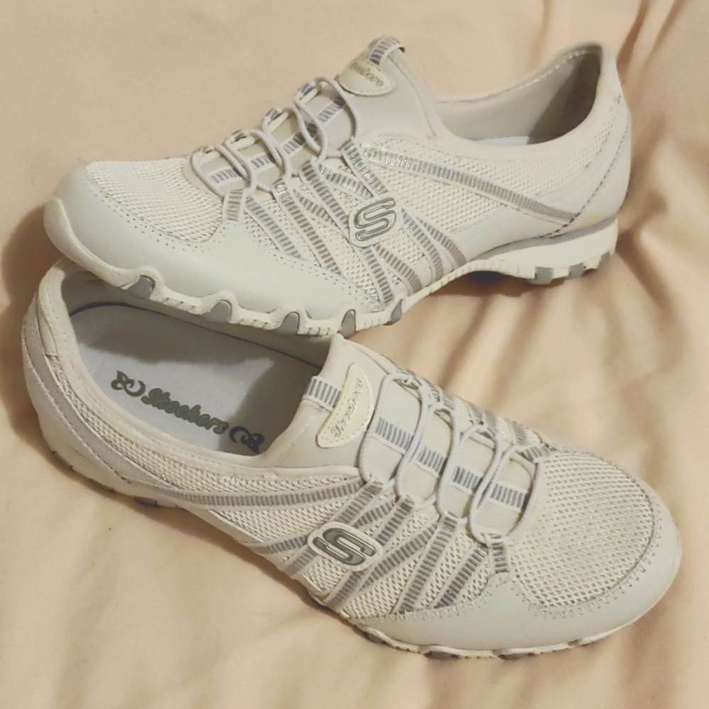 Skechers, Size 10, White